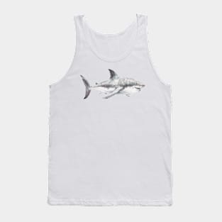 Happy Watercolor Shark Tank Top